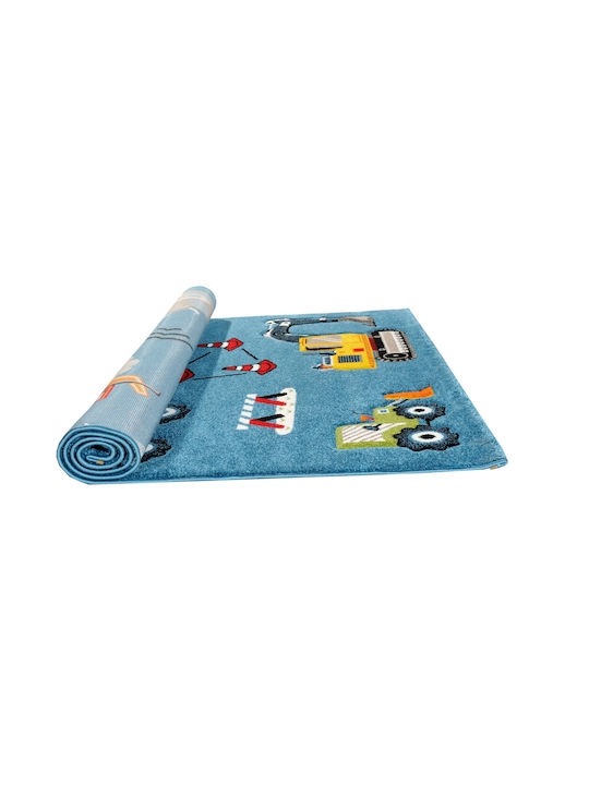 Tzikas Carpets Diamond Kinder Teppich Blau 133x190cm