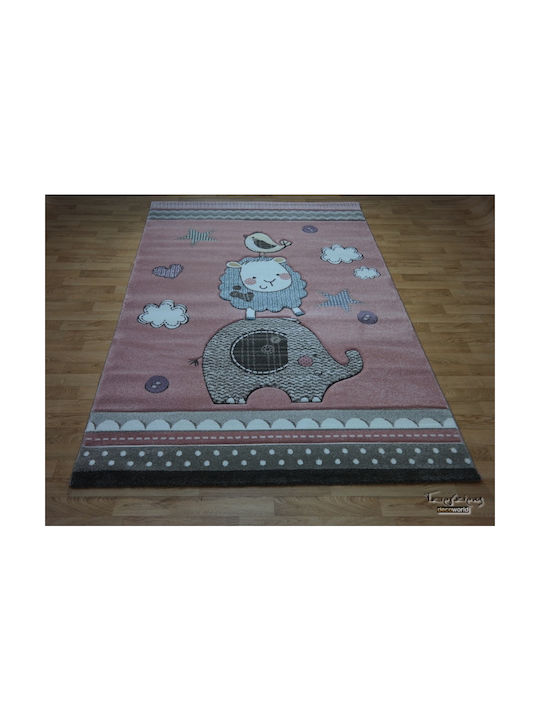 Tzikas Carpets Kinder Teppich Rosa 133x190cm