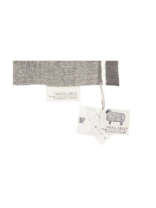 Lorena Canals Steppe Sheep Kinder Teppich Grey 170x240cm