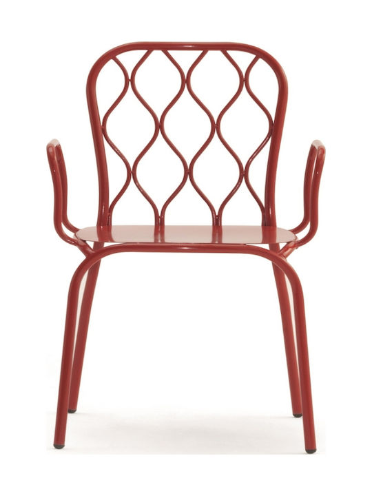 Outdoor-Stuhl Metallisch Idua Lila 53x54x88εκ.