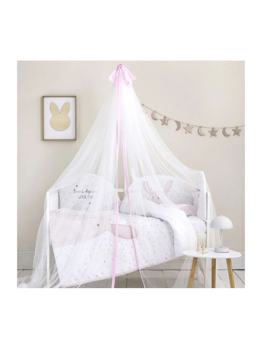 Nima Mosquito Net Crib Nappy Tulle 34156 Pink 200x600x600cm