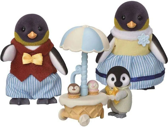 Epoch Toys Семейство Пингвини Силвански Семейства за 3+ Години 15см