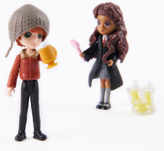 Spin Master Miniature Toy Wizarding World Harry Potter Ron Weasley & Parvati Patil for 6+ years old Years Old