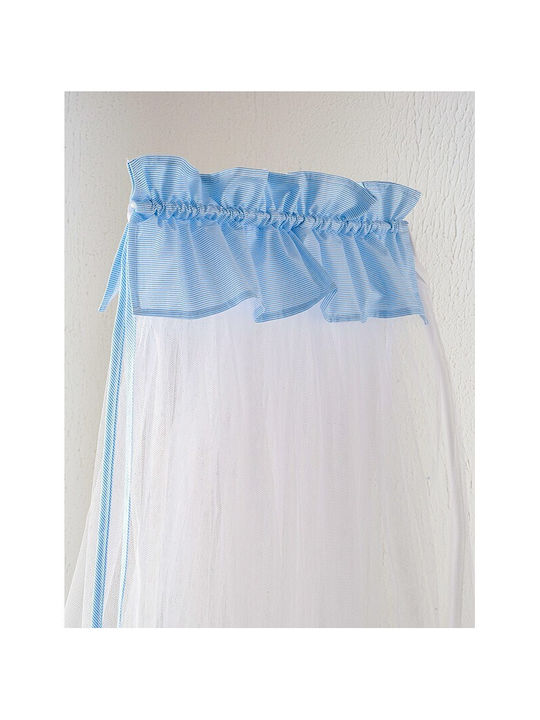 Baby Oliver Mosquito Net Crib Tulle 46-6203/415 Light Blue 550x180cm