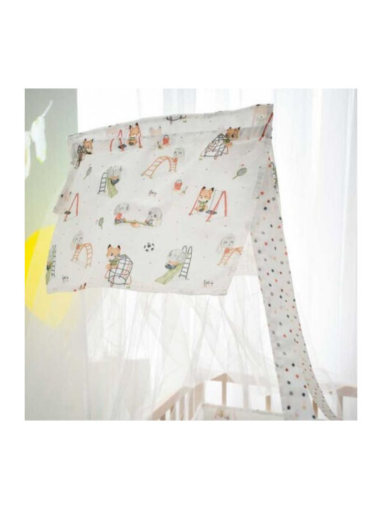 Vesta Home Mosquito Net Crib Play Tulle 000009596 White 180x180cm