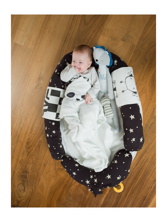 Minene Bamboo Muslin Swaddle Wrap Blue 120x100cm.