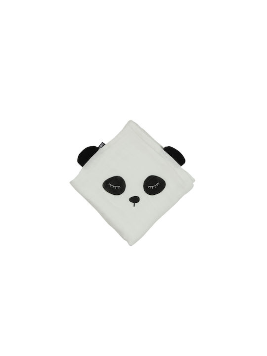 Minene Bamboo Πάνα Αγκαλιάς από Μουσελίνα Γκρι 120x100εκ.