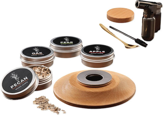 Source Whiskey Smoking Kit – Σετ Καπνίσματος Ουίσκι Καπάκι & Επαναγεμιζόμενο Φλόγιστρο