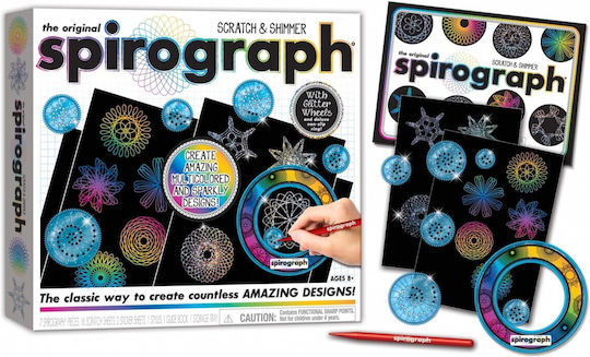 Παιχνίδι Κατασκευής Dante Spirograph Scratch Off Kit