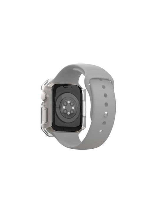 UAG Scout Armor Plastic Case in Transparent color for Apple Watch Series 7, 8, 9 45mm