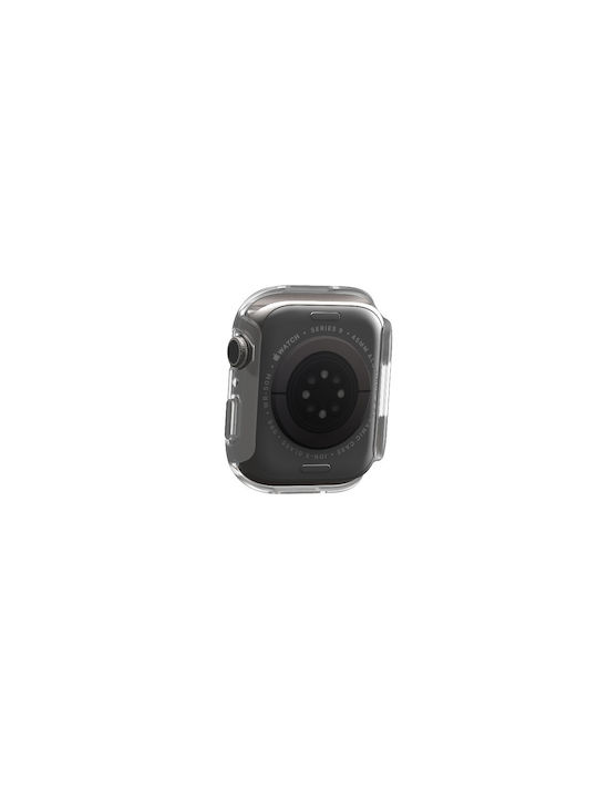 UAG Scout Armor Plastic Case in Transparent color for Apple Watch Series 7, 8, 9 45mm