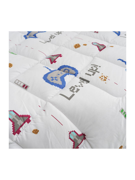 Charalambidis Textiles Duvet Cover Single 160x240 Salonica White