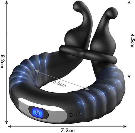Double Vibrating Penis Ring – Smart App Connectivity 10meters