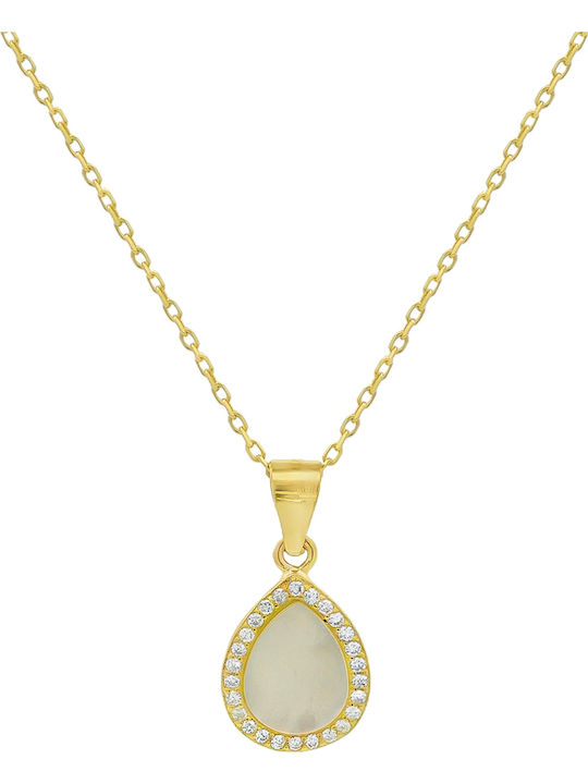 Ioannis Kosmima Set with Necklace & Earrings from Silver Gold Plated
