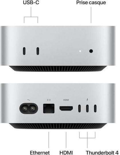 Apple Mac Mini (2024) (M4 10 nuclee/16GB/512GB SSD/MacOS) 10-Core