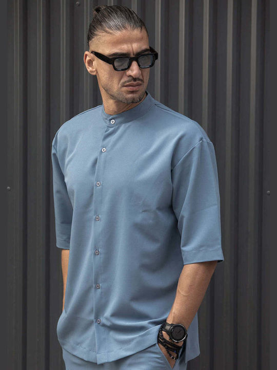 Къс ръкав Риза Light Blue