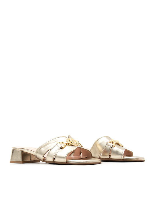 Leather Sandals Gold