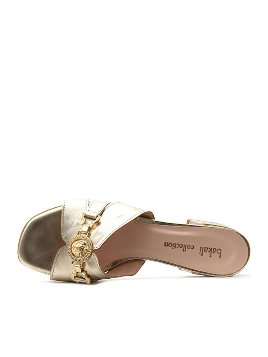 Leather Sandals Gold