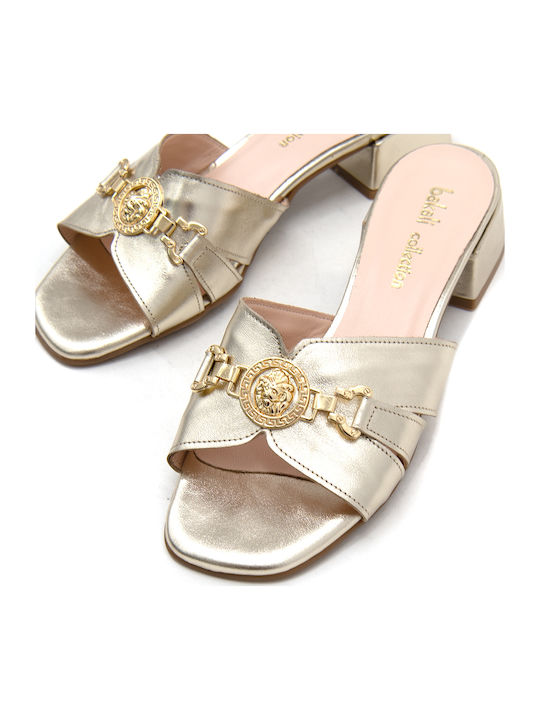 Leather Sandals Gold