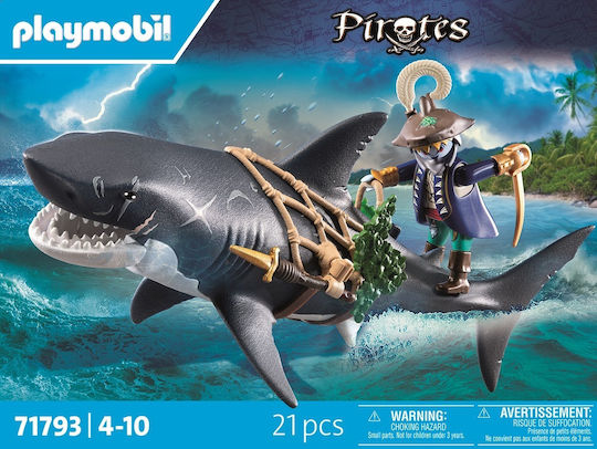 Playmobil Pirates Pirate With Giant Shark for 4-10 years old