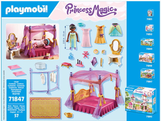Playmobil Princess Magic Royal Bedroom with Dressing Room for 4-10 years old