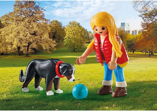 Playmobil MyLife Woman With Bernese Mountain Dog for 4-10 years old