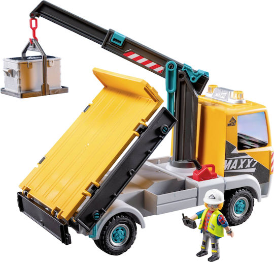 Playmobil Action-Helden LKW mit Kran für 4-10 Jahre