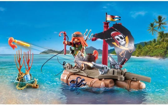 Playmobil Pirates Pirate Raft With Cannons For 4-10 Years