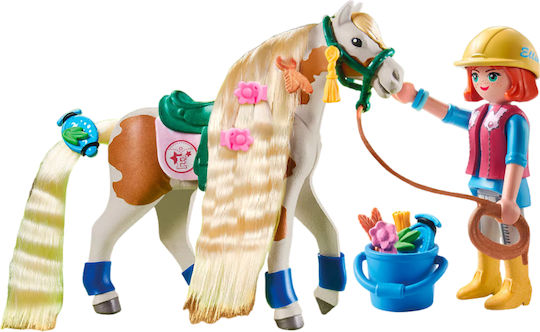 Playmobil Pferde des Wasserfalls Ellie mit ihrem Pferd für 5-12 Jahre