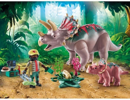 Playmobil Dinos Triceratops & Explorer for 4-10 years old