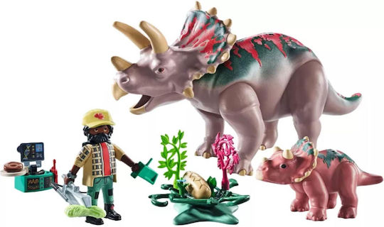 Playmobil Dinos Triceratops & Explorer for 4-10 years old