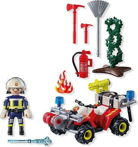 Playmobil Екшън герои Пожарникар с ATV за 4-10 години