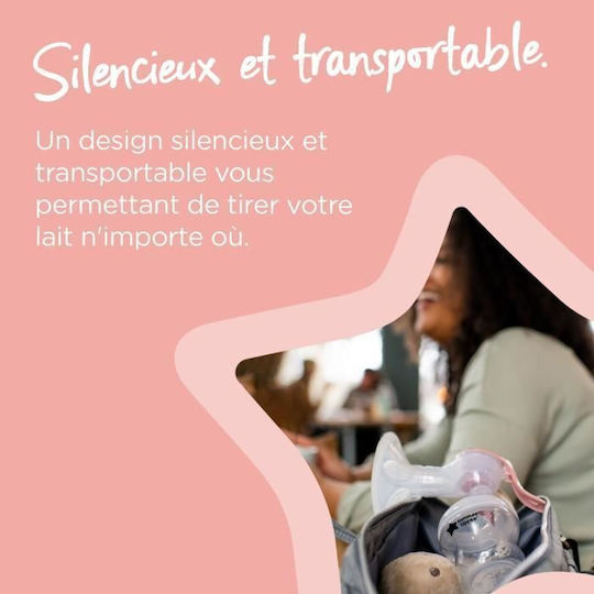 Tommee Tippee Made For Me Ηλεκτρικό Μονό Θήλαστρο Ρεύματος Ροζ 150ml