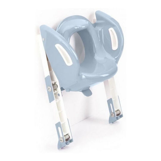 Thermobaby Toddler Toilet Seat Kiddyloo with Footrest and Handles Blue