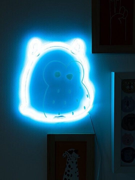 Fizz Squishmallows Winston Neon Wall Light 350068