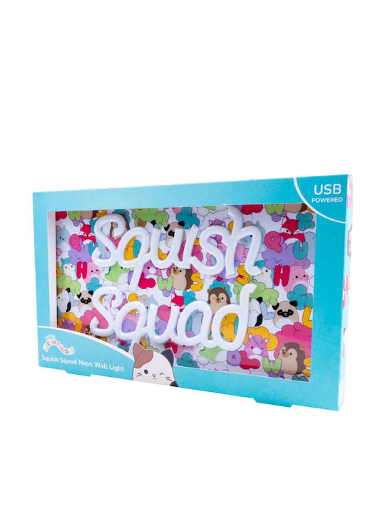 Fizz Squishmallows Squish Squad Neon Wall Light 350066
