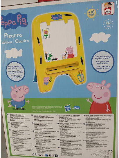 Peppa Pig Tablă De Scris Pentru Copii Și Suporturi Pentru Desenat 59x33x75cm