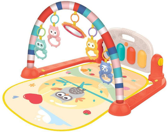 Kikka Boo Happy Owl Activity Gym with Music for Newborns