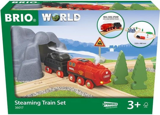 Brio Toys Locomotive Set Σετ με Τρενάκι για 3+ Ετών