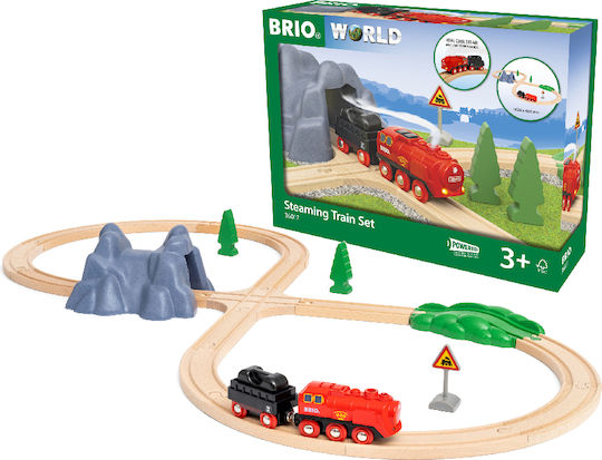 Brio Toys Locomotive Set Σετ με Τρενάκι για 3+ Ετών