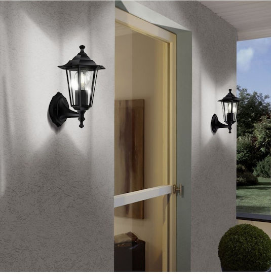 Eglo Wall-Mounted Outdoor Lighting Lantern 16.5x32x32cm Eglo Wall-Mounted Outdoor Lighting Lantern 16.5x32x32cm
