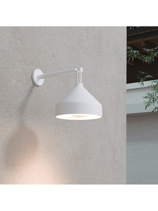 Zafferano Στεγανό Επιτοίχιο Εξωτερικό Φωτιστικό LED 3W 12x14x20εκ.