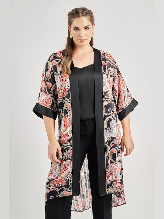 Damen Kimono Black