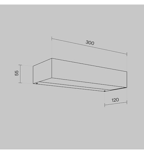 Maytoni Wandmontierte Außen-Deckenleuchte LED IP65 10W