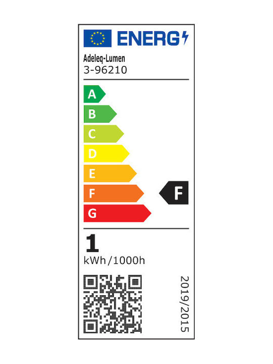 Adeleq Стенен Външен Плафон LED IP54 0.6W с Синя светлина