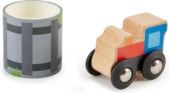 Hape Tape Roll Влакче от Дърво за Над 2 години+ Години
