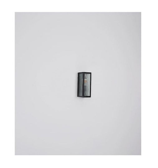 Globo Lighting Wall-Mounted Outdoor Lantern E27 IP44 12x32εκ.