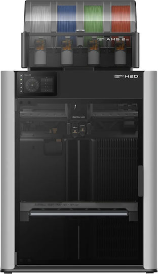 Bambu Lab H2D Combo Premium Самостоятелен 3D Принтер С двоен Extruder с връзка USB / Wi-Fi