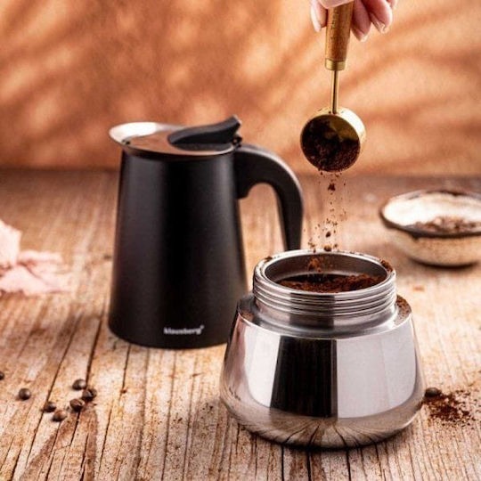 Klausberg Inox Espresso Pot Black