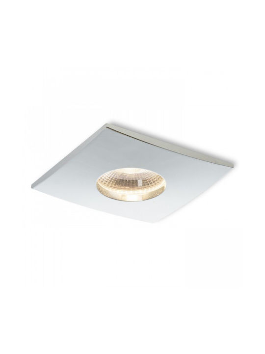Rendl Light Studio Водоустойчив Спот за Външен Таван с Вградено LED в Сребрист Цвят R11729